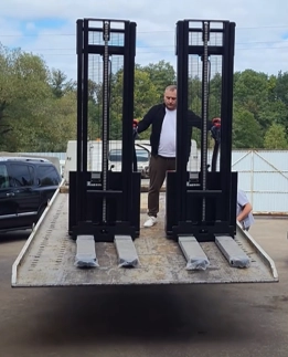 Тест-драйв складской техники на нашем складе в Октябрьском